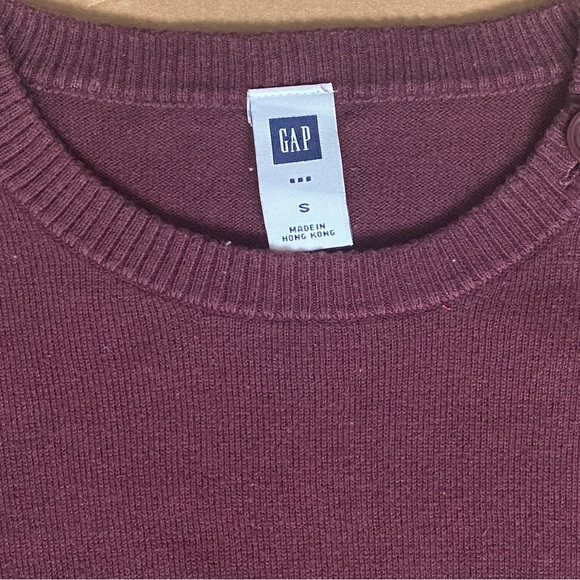 Gap Crew Neck Sweater, Size Small, Amethyst, Shoulder Button Detail Crew… - Picture 3 of 10